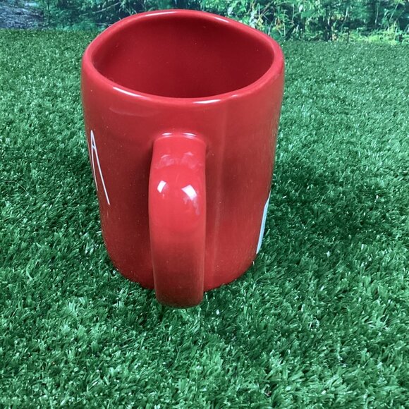 Rae Dunn Cocoa Mug Red New - Picture 2 of 7